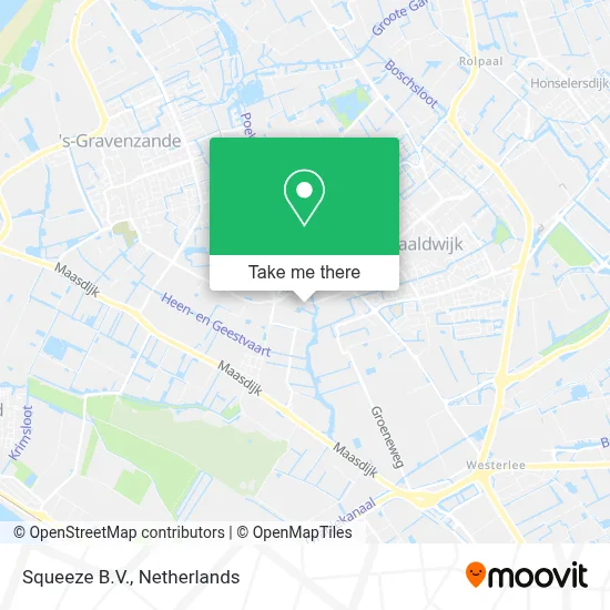 Squeeze B.V. map