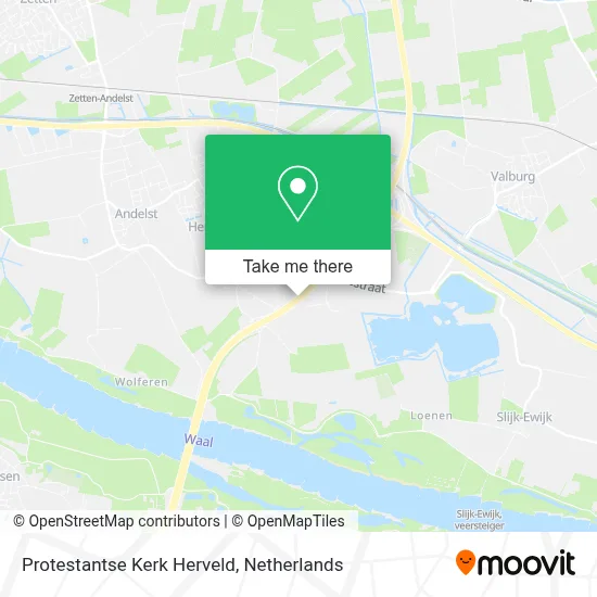 Protestantse Kerk Herveld map