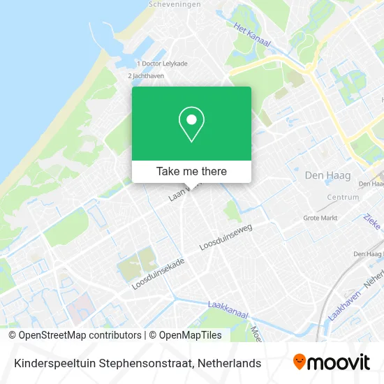 Kinderspeeltuin Stephensonstraat map
