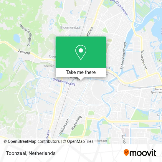 Toonzaal map