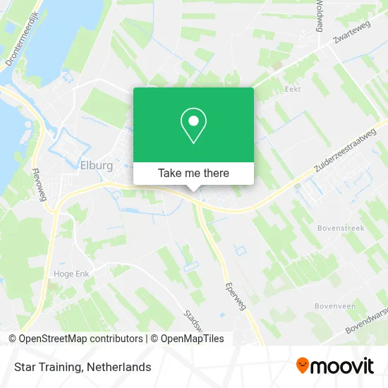 Star Training map