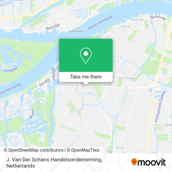 J. Van Der Schans Handelsonderneming map