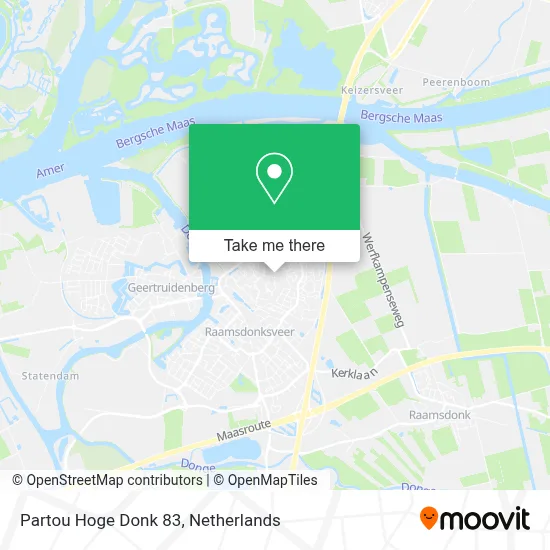 Partou Hoge Donk 83 map