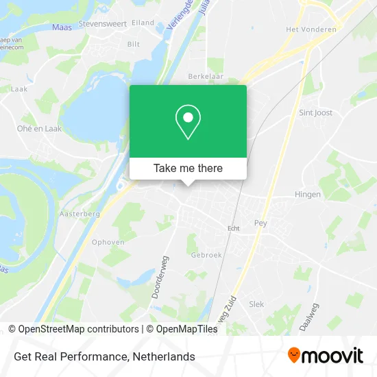 Get Real Performance map