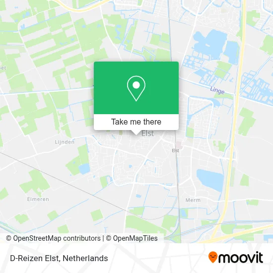D-Reizen Elst Karte