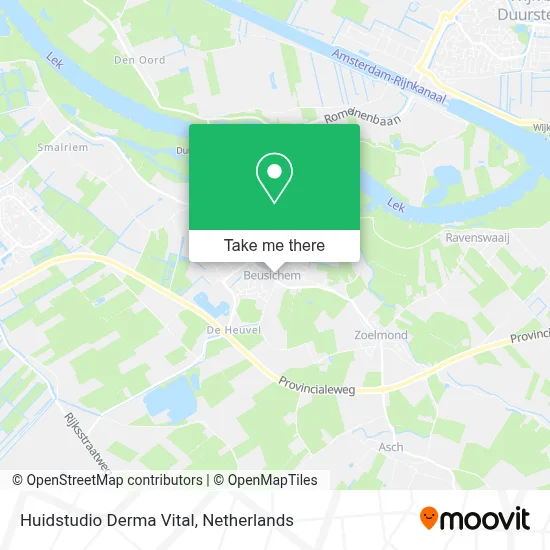 Huidstudio Derma Vital map