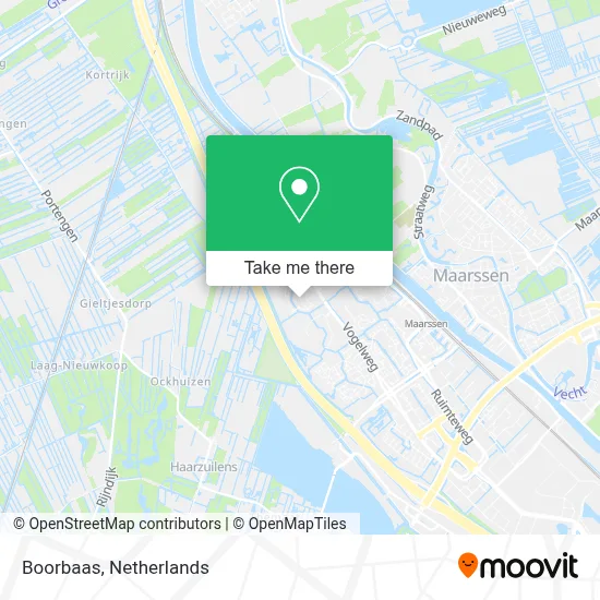 Boorbaas map