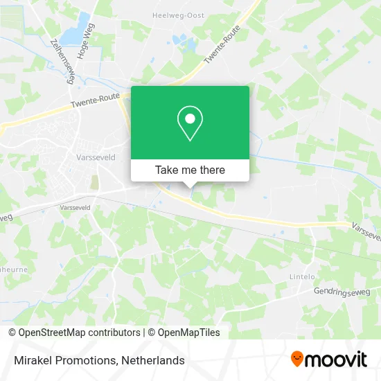 Mirakel Promotions map