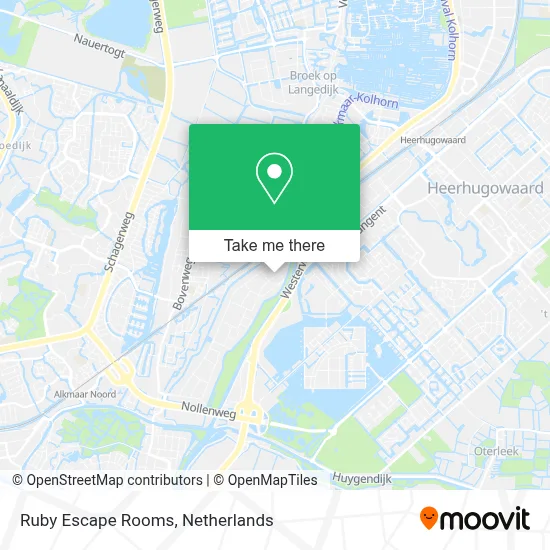 Ruby Escape Rooms map