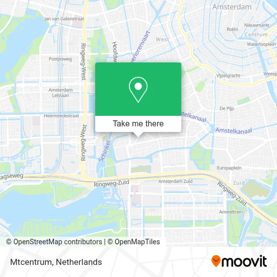 Mtcentrum map