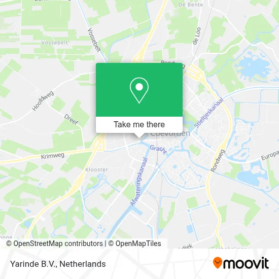 Yarinde B.V. map