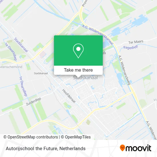 Autorijschool the Future map