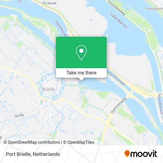 Port Brielle map
