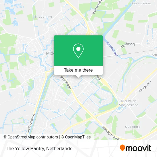 The Yellow Pantry map