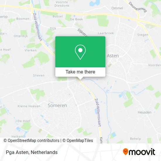 Pga Asten map