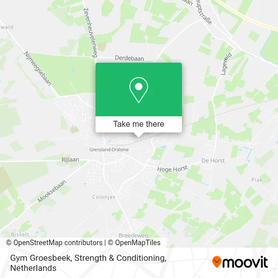 Gym Groesbeek, Strength & Conditioning map