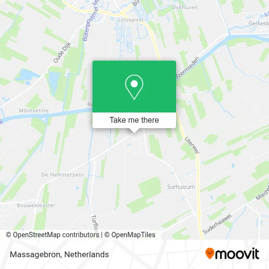 Massagebron map