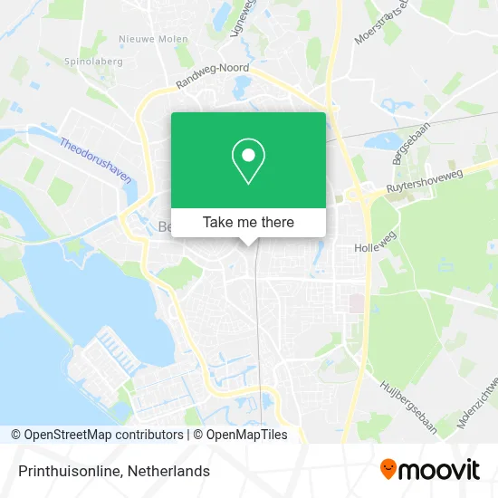 Printhuisonline map