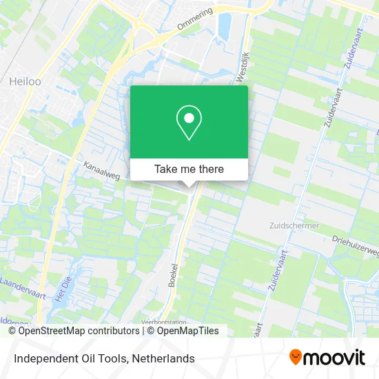 Independent Oil Tools map