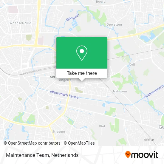Maintenance Team map