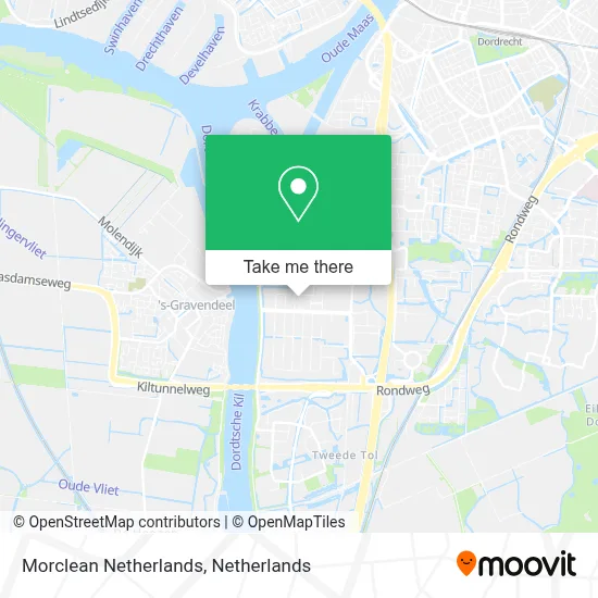 Morclean Netherlands map