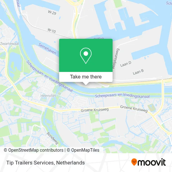 Tip Trailers Services map