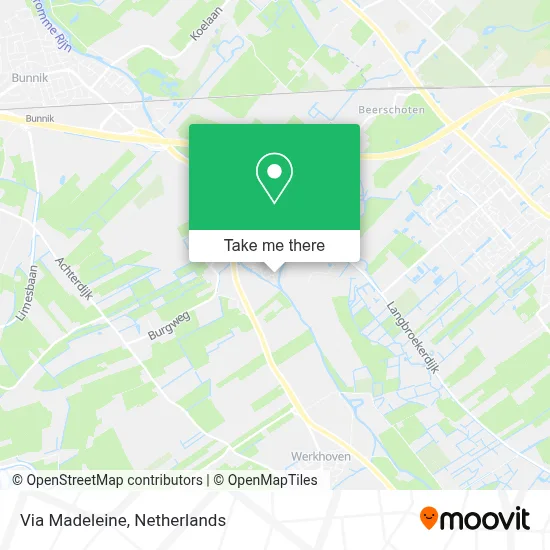 Via Madeleine map