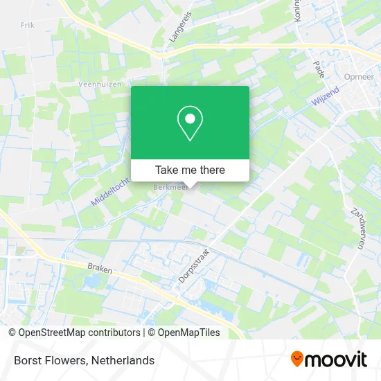 Borst Flowers map