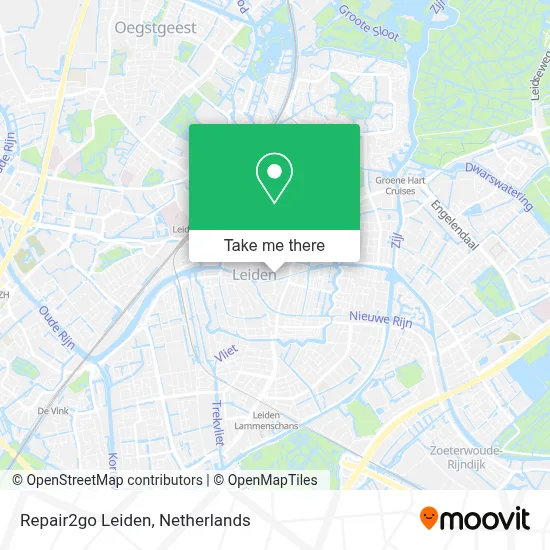 Repair2go Leiden map