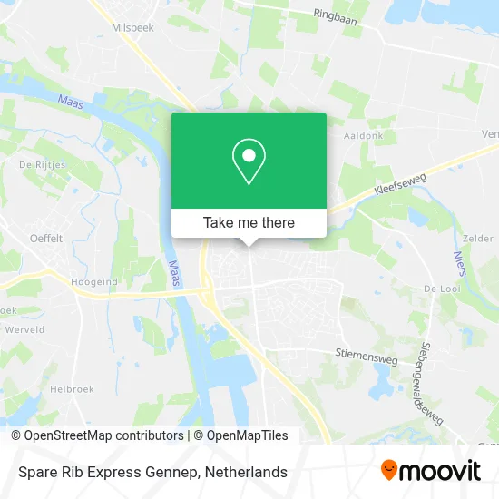 Spare Rib Express Gennep map