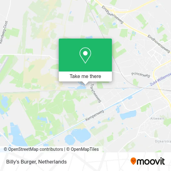 Billy's Burger Karte