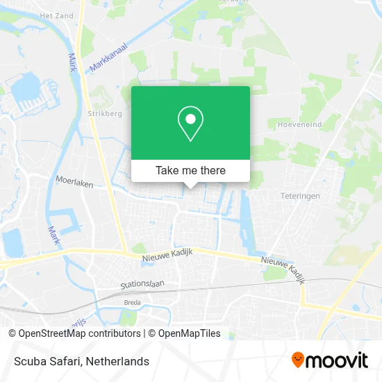 Scuba Safari map