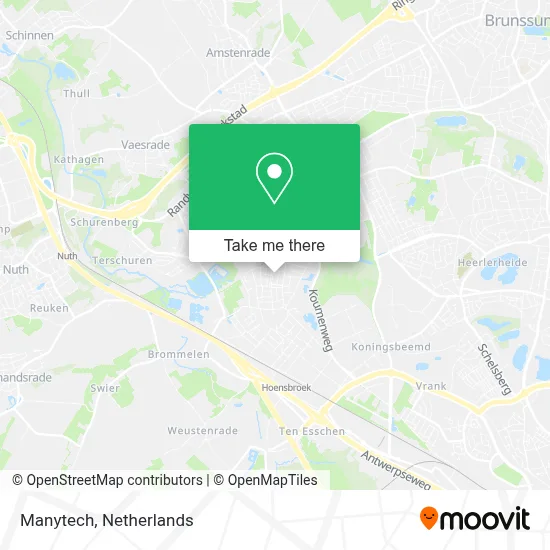 Manytech map