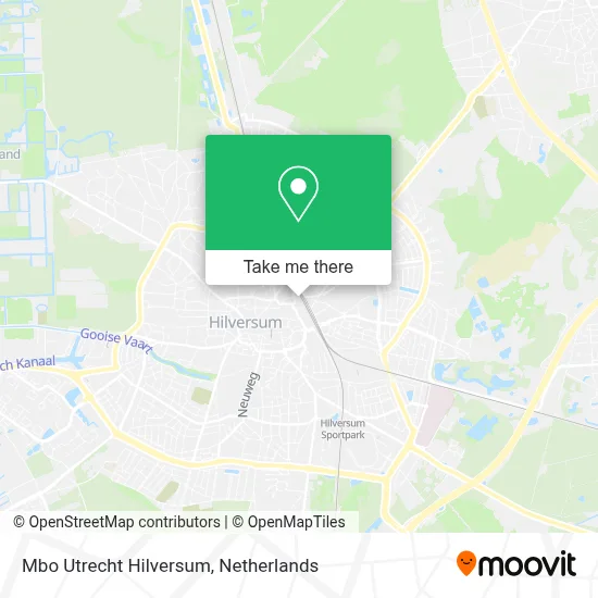 Mbo Utrecht Hilversum map