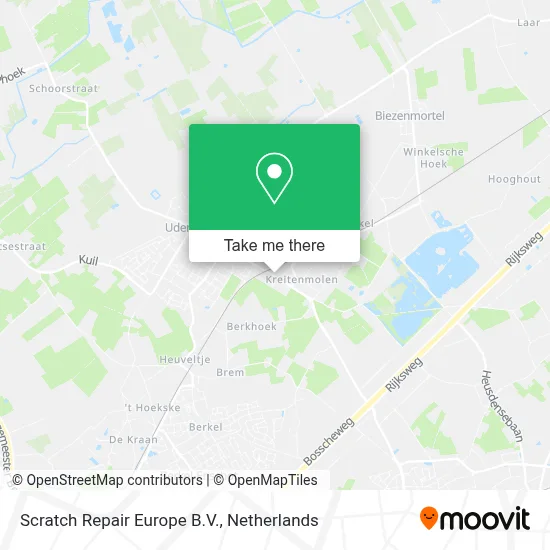 Scratch Repair Europe B.V. map