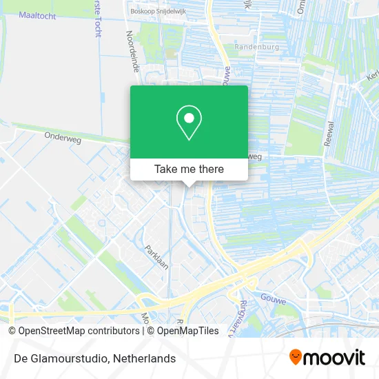 De Glamourstudio map