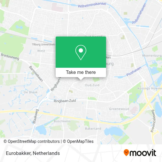 Eurobakker map