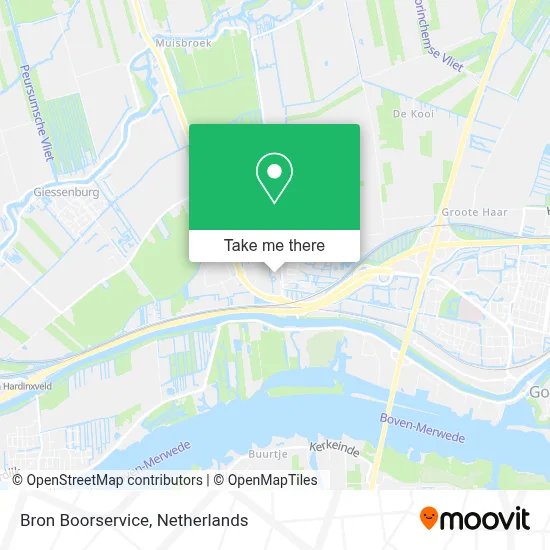 Bron Boorservice map