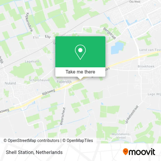 Shell Station map