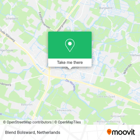 Blend Bolsward map