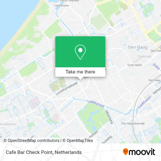 Cafe Bar Check Point Karte