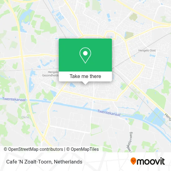 Cafe 'N Zoalt-Toorn map