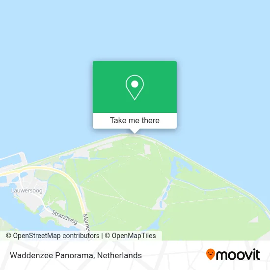 Waddenzee Panorama Karte