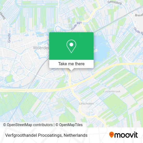 Verfgroothandel Procoatings map