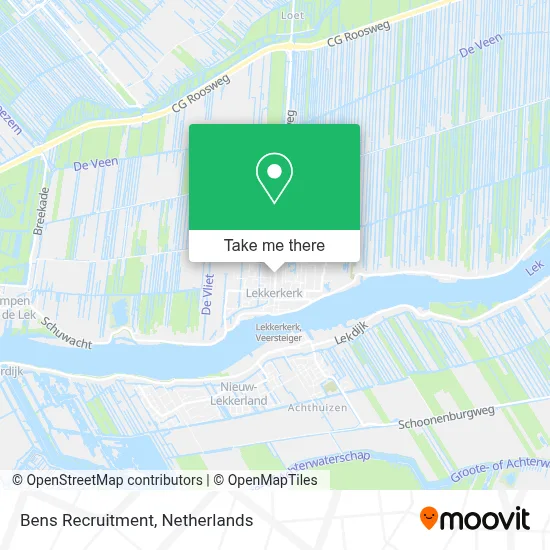 Bens Recruitment map