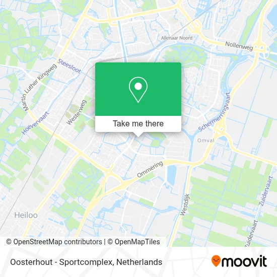 Oosterhout - Sportcomplex map