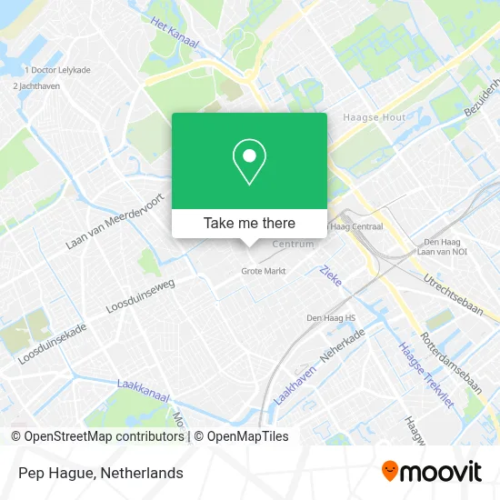 Pep Hague map