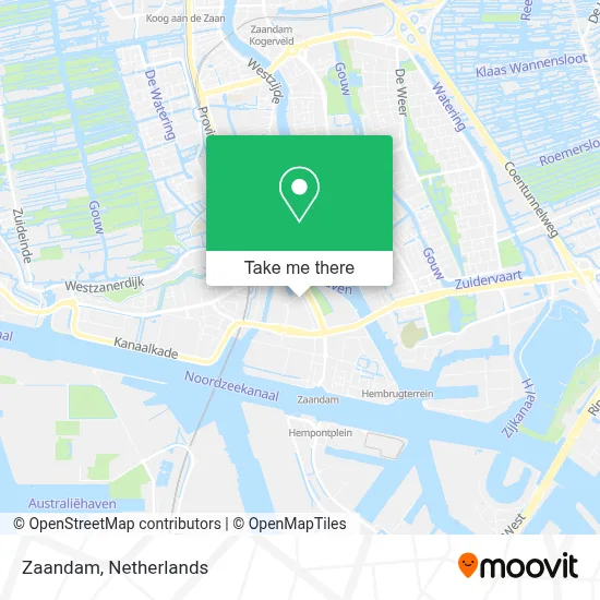 Zaandam map
