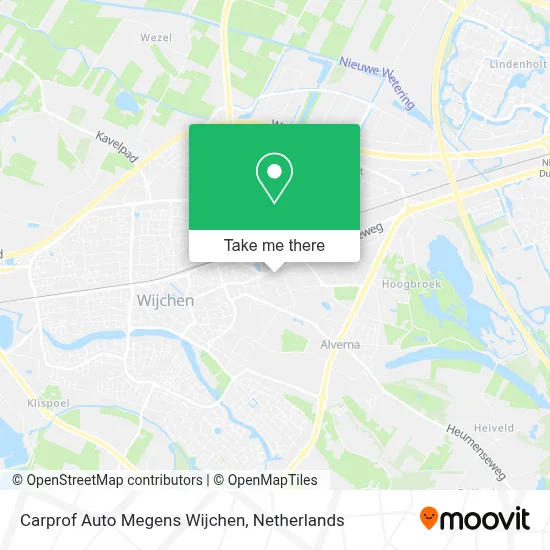 Carprof Auto Megens Wijchen map