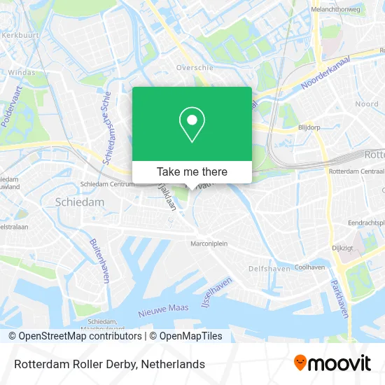 Rotterdam Roller Derby map